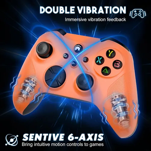 Vista 7 de Need to Upgrade Wireless Controller for Xbox, 2 Pack Game Controllers for Xbox One, Xbox Series XS, Xbox One XS, iOS, Android Windows PC Gamepad