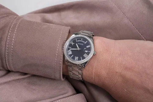Vista 9 de GUESS US - Reloj analógico multicolor y verde para mujer