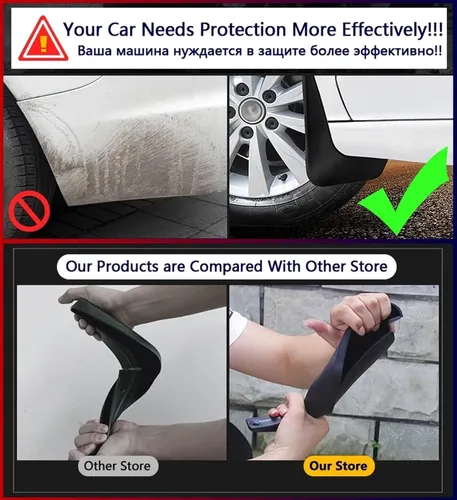 Vista 5 de Accesorios para guardabarros de coche para kias Cerato Spectra 2007 2008 2009 LD barro flaps Splash Guards Flap guardabarros guardabarros ruedas