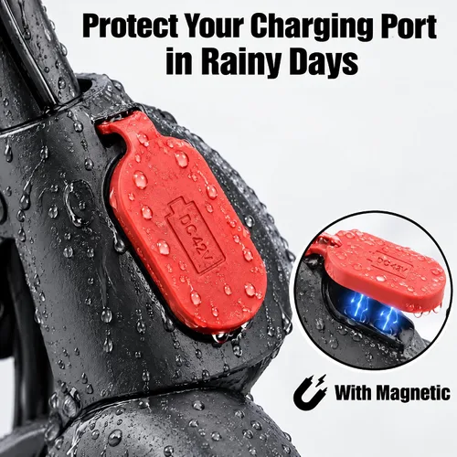 Vista 6 de Cargador de batería para scooter, cable de puerto de carga con funda de silicona compatible con Xiaomi M365 1S Pro Pro2 Accesorios de scooter