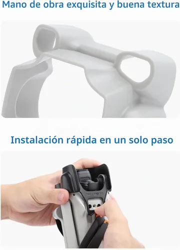 Vista 5 de Parasol de lente para DJI Mini 3 Accesorios para drones, parasol antideslumbrante cubierta protectora para cámara cardán para Mini 3 Drone