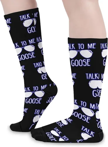 Vista 3 de Talk To Me Goose - Calcetines deportivos cálidos para adolescentes y adultos