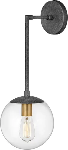 Vista 5 de Hinkley Warby Collection One Light - Aplique de pared, latón Heritage