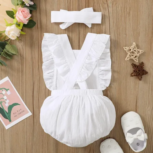 Vista 59 de Shalofer Traje de primer cumpleaños para bebé niña con diadema