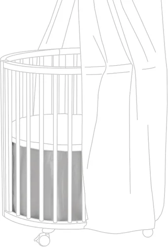 Vista 8 de Stokke Falda de cama Sleepi de Pehr V3 Blush