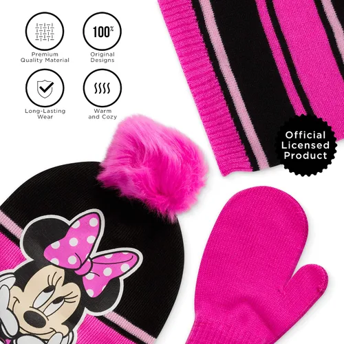 Vista 6 de Disney Conjunto de tres piezas de Minnie Mouse o Frozen para niñas 2-7