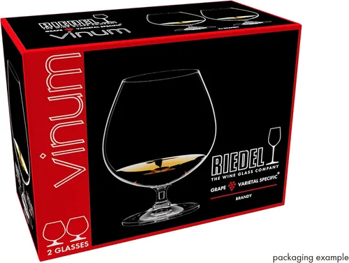 Vista 5 de Riedel Vinum 6416/18 - Juego de 2 copas de brandy, aptas para lavavajillas, color marrón