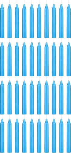 Vista 23 de Mega Candles Mini vela de hechizo con carillón cónico, 20 unidades, 4 x 1/2 Surtido