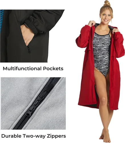 Vista 3 de Sporti Parka de natación cómoda con forro polar