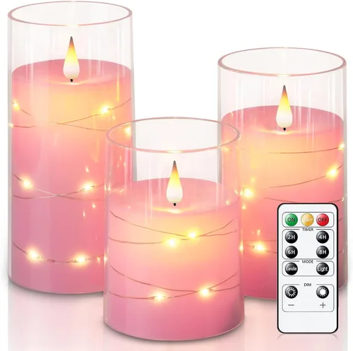 Vista 13 de Homemory Luces LED brillantes de calabaza de Halloween con control remoto y temporizador, luces de linterna Jack O' funciona con pilas para Naranja