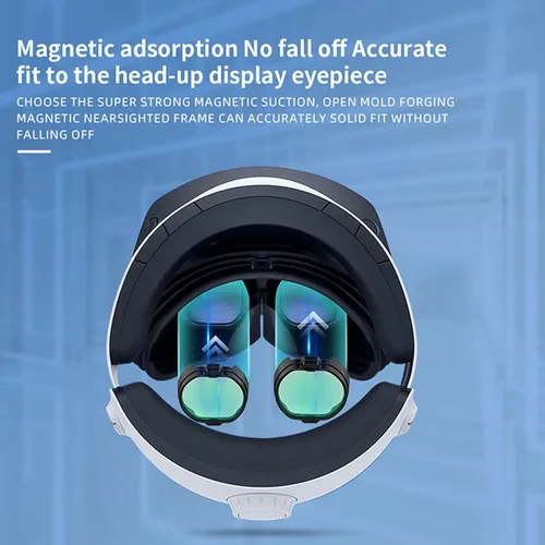 Vista 4 de Glasses Spacer Protector for PSVR 2 Glasses Lens Insert Anti-Scratch Ring Magnetic Glasses Bumper Protect Myopia Glasses from Scratching With Lens