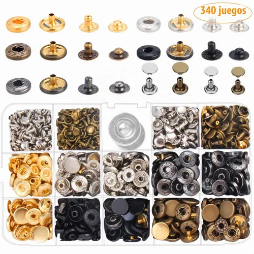 Vista 4 de Preciva Alicates perforadores, kit de herramientas de punzonado giratorio con alicates, regla, varilla de molienda, martillo de plástico, 340 Azul