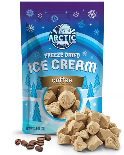 Vista 31 de Arctic Farms Trozos de Helado Liofilizado Empaquetados y en Caja - No se Derrite (1 libra, S'mores)