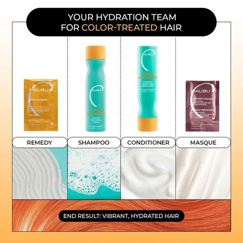 Vista 2 de Malibu C Colección Hydrate Color Wellness