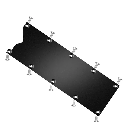 Vista 6 de LS Gen 3 Valley Pan Cover Plate Endxedo Low Profile Custom Knock Sensor LSX LS1 LM7 LR4 LQ4 LS6 L59 LQ9 LM4 L33 (negro)