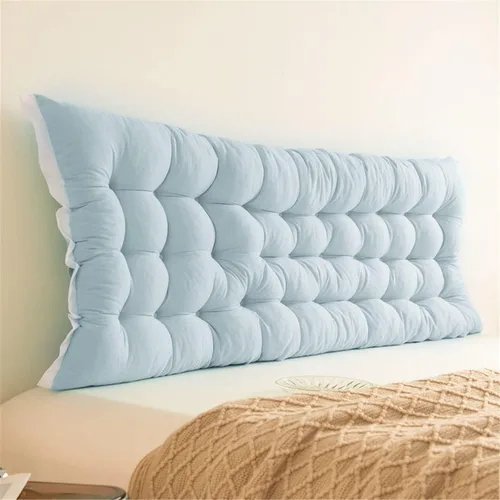 Vista 8 de Almohada para Cabecero Tapizada Montada en Pared para Dormitorio, Almohada Grande de Cabecero con Respaldo, Soporte de Posicionamiento, Almohada
