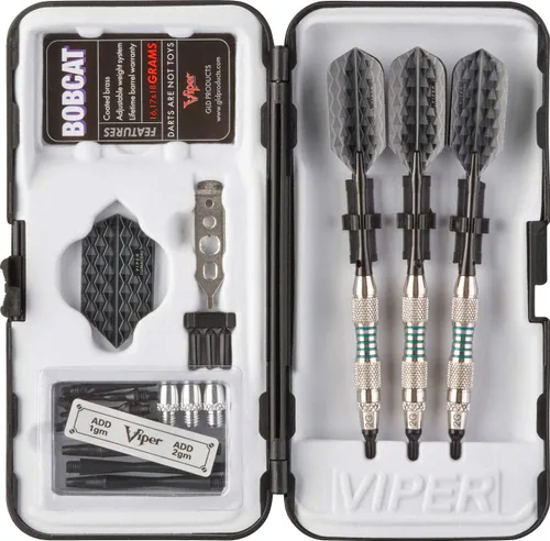 Vista 7 de Viper by GLD Products Bobcat Adjustable Weight Soft Tip Darts with Storage/Travel Case