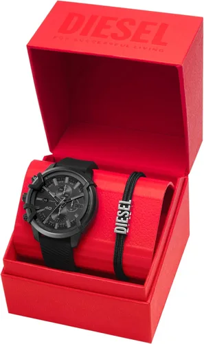 Vista 6 de Diesel Mini reloj de cuero Griffed DZ4604