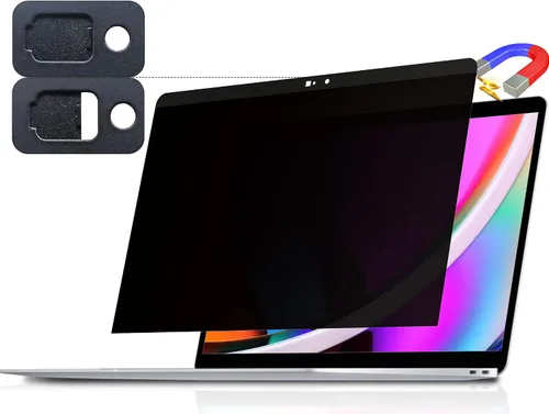 Vista 10 de Peslv Filtro de Privacidad Magnético para Macbook de 12 Pulgadas (2012-2017), Filtro Anti Luz Azul Deslumbrante Extraíble Filtro de Pantalla Mate
