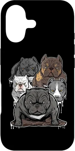 Vista 32 de Pitbull shirt, Pitbull terrier, Bully, American bullies dog Case for iPhone 16