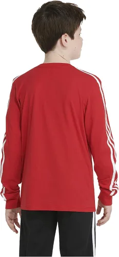 Vista 5 de adidas Boys' Long Sleeve Cotton Small Logo T-Shirt