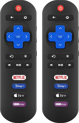 Vista 23 de Paquete de 2 para reemplazo remoto de TV Philips, compatible con todos los televisores inteligentes Philips LED/LCD/HDTV/UHD (NH500UP)