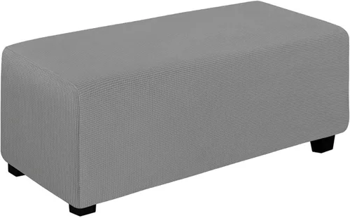 Vista 108 de Easy-Going Funda Elástica para Otomana Taburete de Almacenamiento Plegable Protector de Muebles Funda Rectangular Suave con Parte Inferior Elástica
