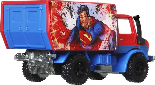 Vista 2 de Hot Wheels Mercedes 88 Unimog Vehículo a escala 1:64 para niños de 3 años en adelante y coleccionistas de autos de juguete clásicos, con nuevos