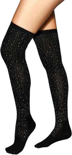Vista 2 de Calcetines largos casuales para mujer por encima de la rodilla