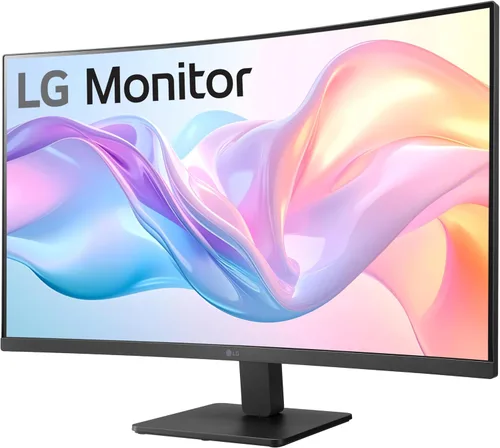 Vista 5 de LG 32MR50C-B Monitor curvo de 32 pulgadas FHD 100Hz AMD FreeSync Control OnScreen Sincronización de acción dinámica Estabilizador negro Soporte