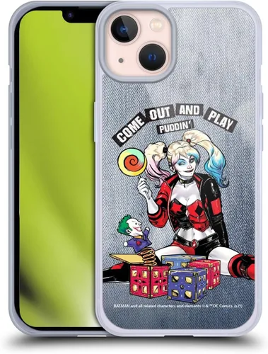 Vista 42 de Head Case Designs Funda de gel suave con licencia oficial de Batman DC Comics Bubblegum Harley Quinn Graphics compatible con Apple iPhone 7