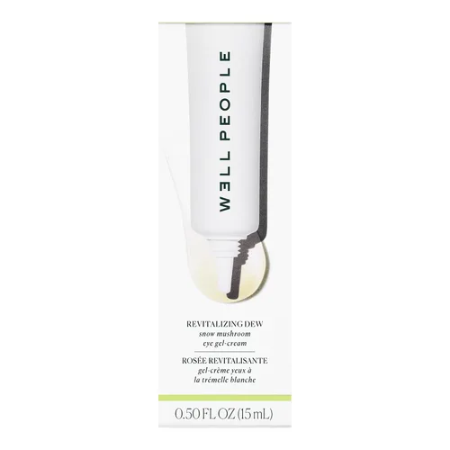 Vista 4 de Well People Crema revitalizante de ojos de hongos y rocío de rocío, crema de ojos a base de gel para hidratar los ojos, se dirige a líneas finas
