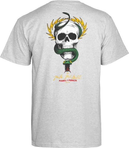 Vista 5 de Powell Peralta Camisetas de calavera y serpiente de Mike McGill Negro
