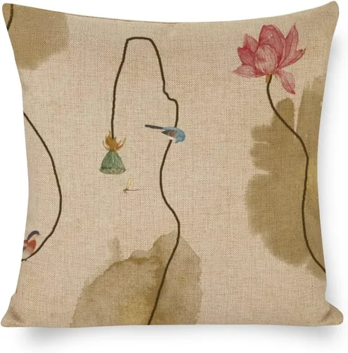 Vista 24 de POMOTER Brunschwig Fils Les Touches Azul y Blanco Funda Decorativa para Almohada Fundas para Almohada Modernas Fundas de Almohada 40 x 40 cm