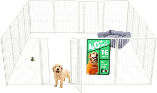 Vista 71 de FXW Homeplus Unleashed Corralito para Perros de Interior - Juego Sin Estrés y Seguro, Resistente de 24 Pulgadas 2 Paneles Corralito para Cachorros