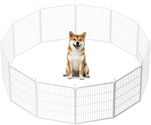 Vista 13 de SunsGrove Corralito para perros de interior, 24 pulgadas, 2 paneles, corralito de juego para cachorros, para interiores, fácil instalación, valla