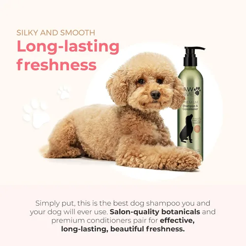 Vista 2 de Pawfume Champú y acondicionador para perros, champú hipoalergénico para perros malolientes, los mejores champús y acondicionadores para perros