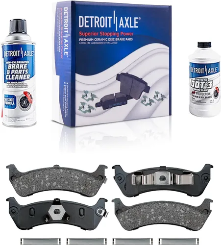 Vista 85 de Detroit Axle - Pastillas de Freno Delantero Izquierdo Reemplazo de Pinza de Disco para Ford Fusion Mazda 6 Lincoln MKZ Mercury Milan 2006-2012