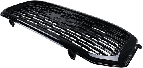 Vista 5 de GM120070 Parrilla de parachoques delantero apta para GMC Yukon/Yukon XL 2015-2020 estilo Denali negro brillante