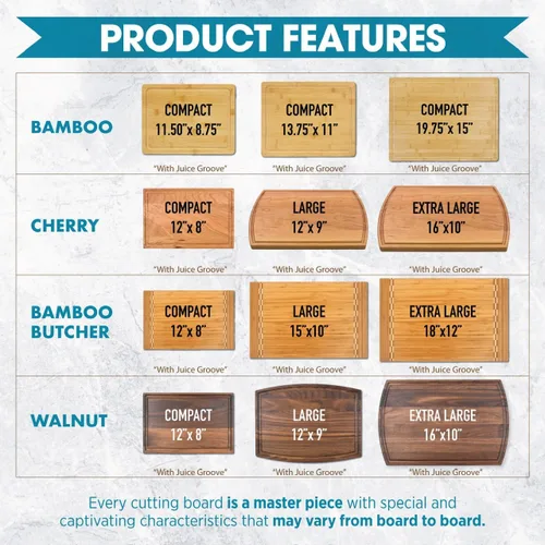 Vista 2 de Personalized Cutting Boards – Personalized Cutting Boards Wood Engraved – Lovely Birthday, Anniversary, Bridal Shower, Wedding Present – Custom