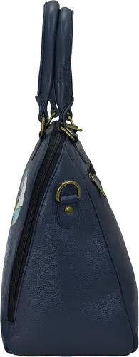 Vista 7 de Anna by Anuschka Hand-Painted Leather Organizer Satchel