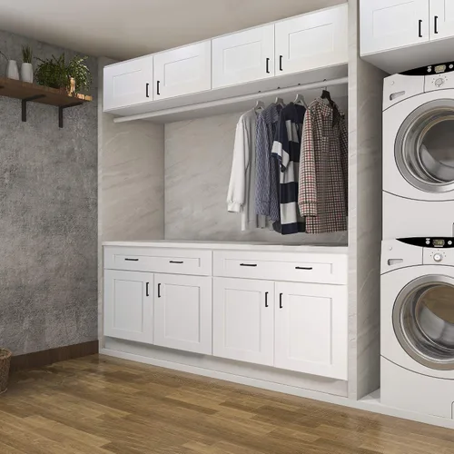 Vista 14 de Design House Brookings - Armario de cocina con base sin ensamblar, 9 pulgadas de ancho x 24 pulgadas de profundidad x 34.5 pulgadas de alto, marrón