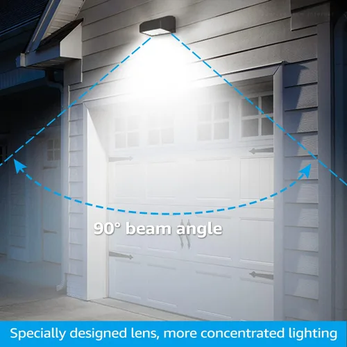 Vista 2 de LEONLITE Paquete de pared LED de corte completo, 45 W 5625 LM, luz LED regulable con certificación UL, 120-277 V IP65, iluminación de pared