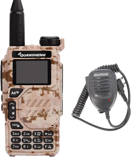 Vista 9 de Walkie Talkie UV-K5 5W Dual Band UHF VHF USB-C Cargador Radio bidireccional DTMF FM Scrambler NOAA Frecuencia inalámbrica Copia Jamón Radio de mano