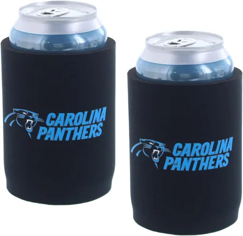Vista 40 de Soporte aislante para latas y botellas de fútbol americano enfriador de bebidas Huggie (Nueva Orleans (Saints) - Negro) Nueva Orleans (Santos)