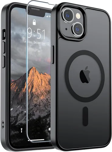 Vista 163 de SUPFINE Funda magnética para iPhone SE 2022 (3ª)/2020 (2ª), iPhone 8 (compatible con MagSafe) (protección contra caídas de grado militar), funda