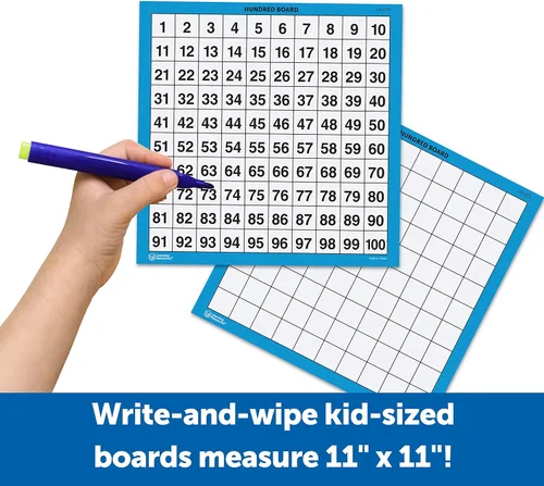 Vista 3 de Learning Resources Juego de 10 tablas laminadas, 10