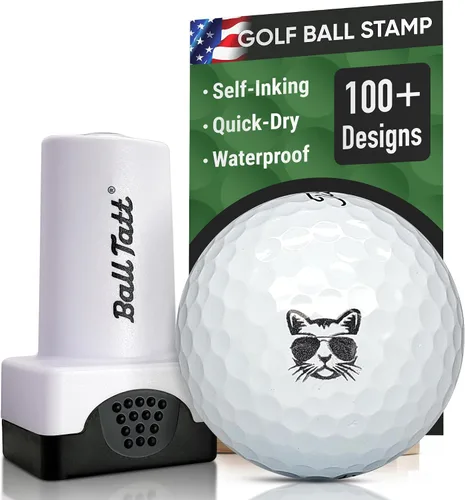 Vista 8 de Sello de bola de golf - Marcador autoentintable - Herramienta de marcado permanente de secado rápido, sin fugas ni recargas, sello de golf