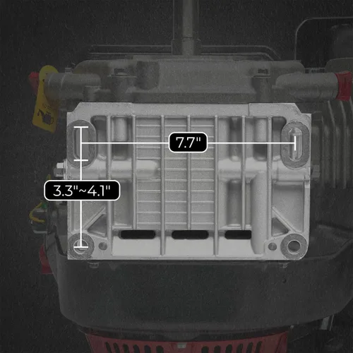 Vista 8 de XtremepowerUS Motor de gas de arranque de retroceso de 15.0HP 420cc, motor multiuso, divisor de troncos Go Kart, eje horizontal, motor de gas OHV