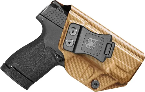 Vista 12 de Amberide IWB Funda Kydex para Smith & Wesson M&P Shield Plus/Shield M2.0 / Shield M1.0 3.1 pulgadas, transporte oculto, opciones MOS y no MOS